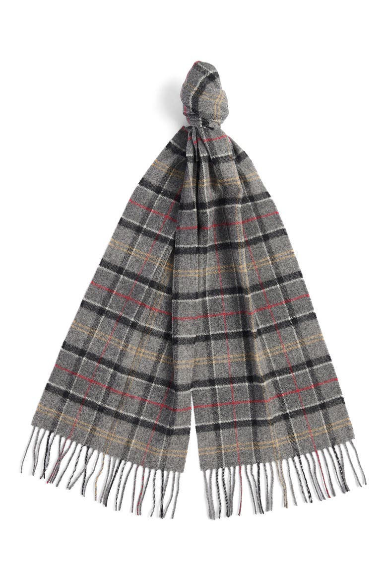 Tartan Lambswool Scarf, Alternate, color, MODERN