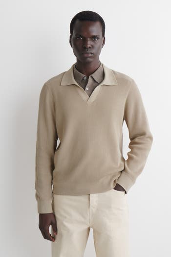 COS Cotton Polo Jumper | Nordstrom