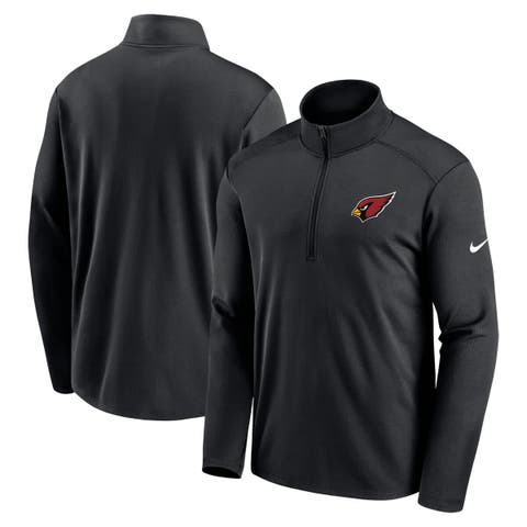 Men's Nike Black Arizona Cardinals Pacer Half-Zip Pullover
