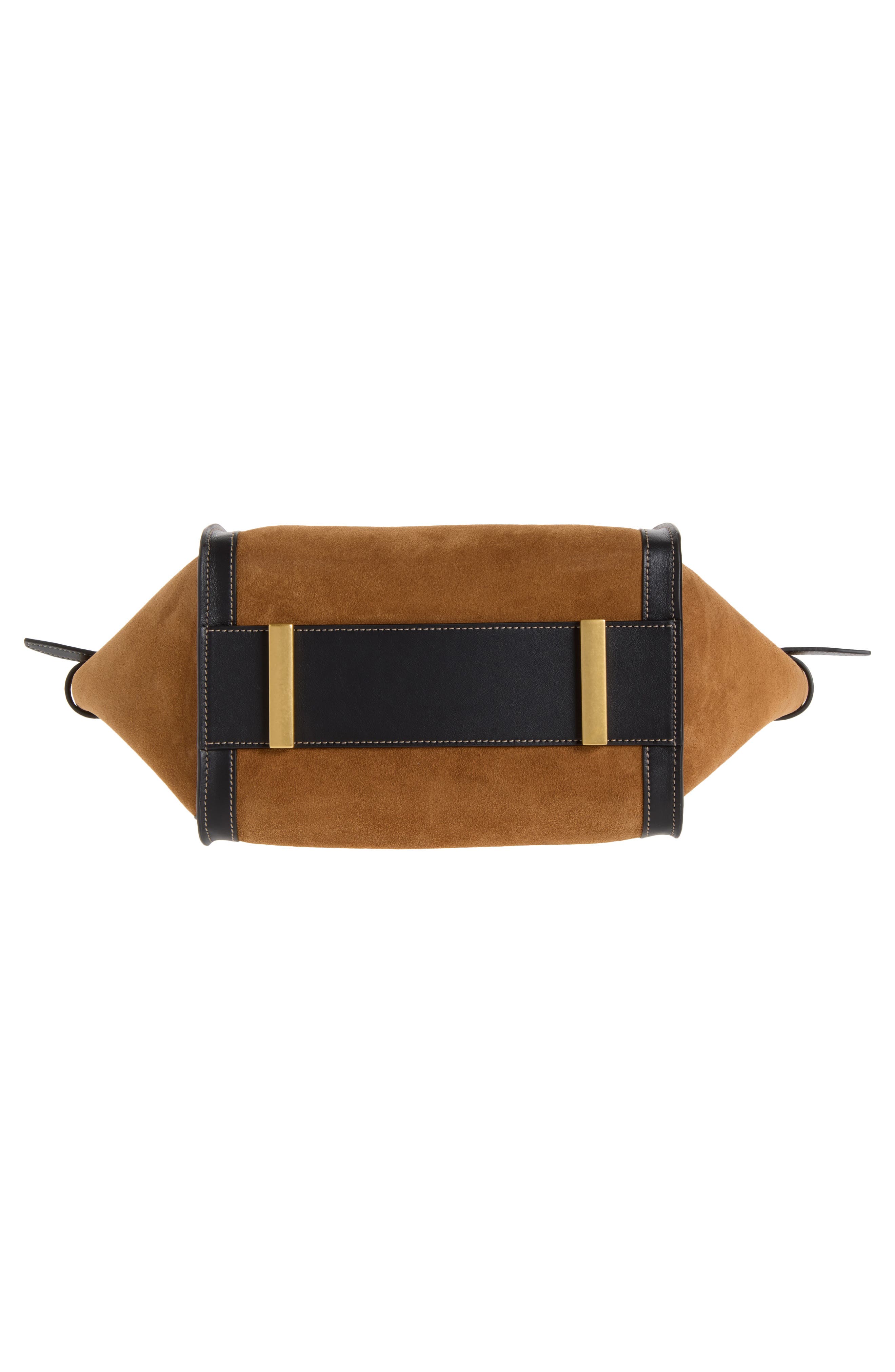Tim Shopping Piccola Leather Tote, Alternate, color, TERRA/ NERO