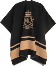 Lauren Ralph Lauren Crest Jacquard Ruana