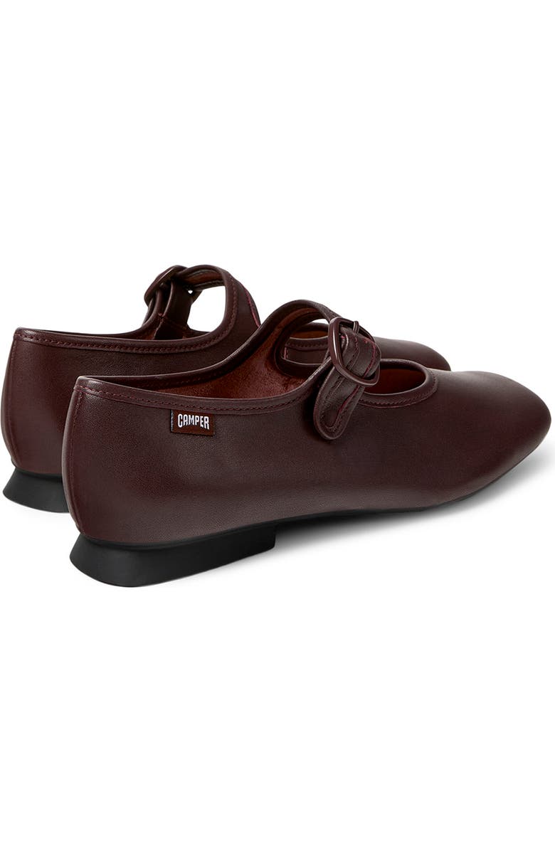 Camper Myra Mary Jane Flat, Alternate, color, Burgundy