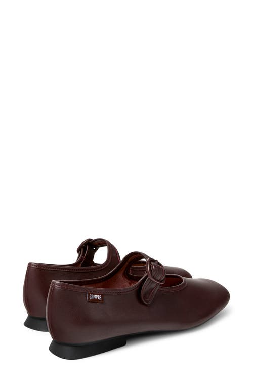 Camper Myra Mary Jane Flat In Brown