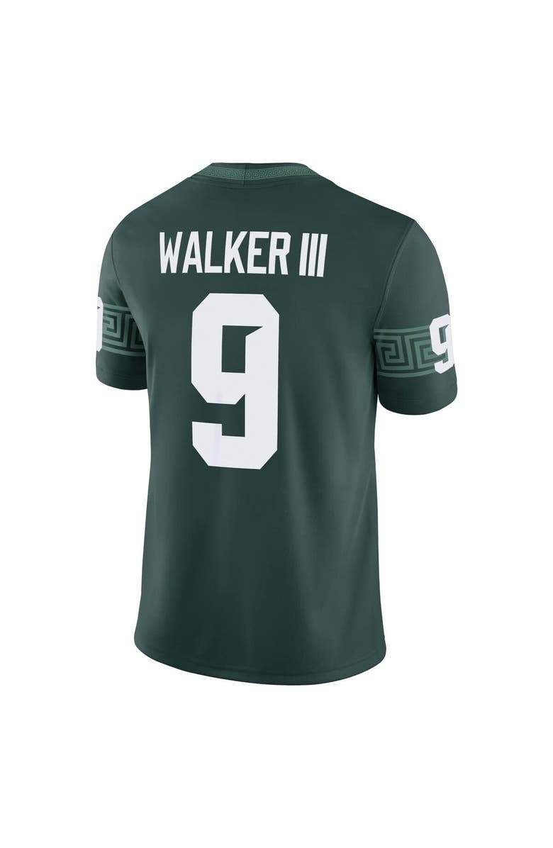 Nike Men's Nike Kenneth Walker III Green Michigan State Spartans Alumni Game Jersey, Alternate, color, Green
