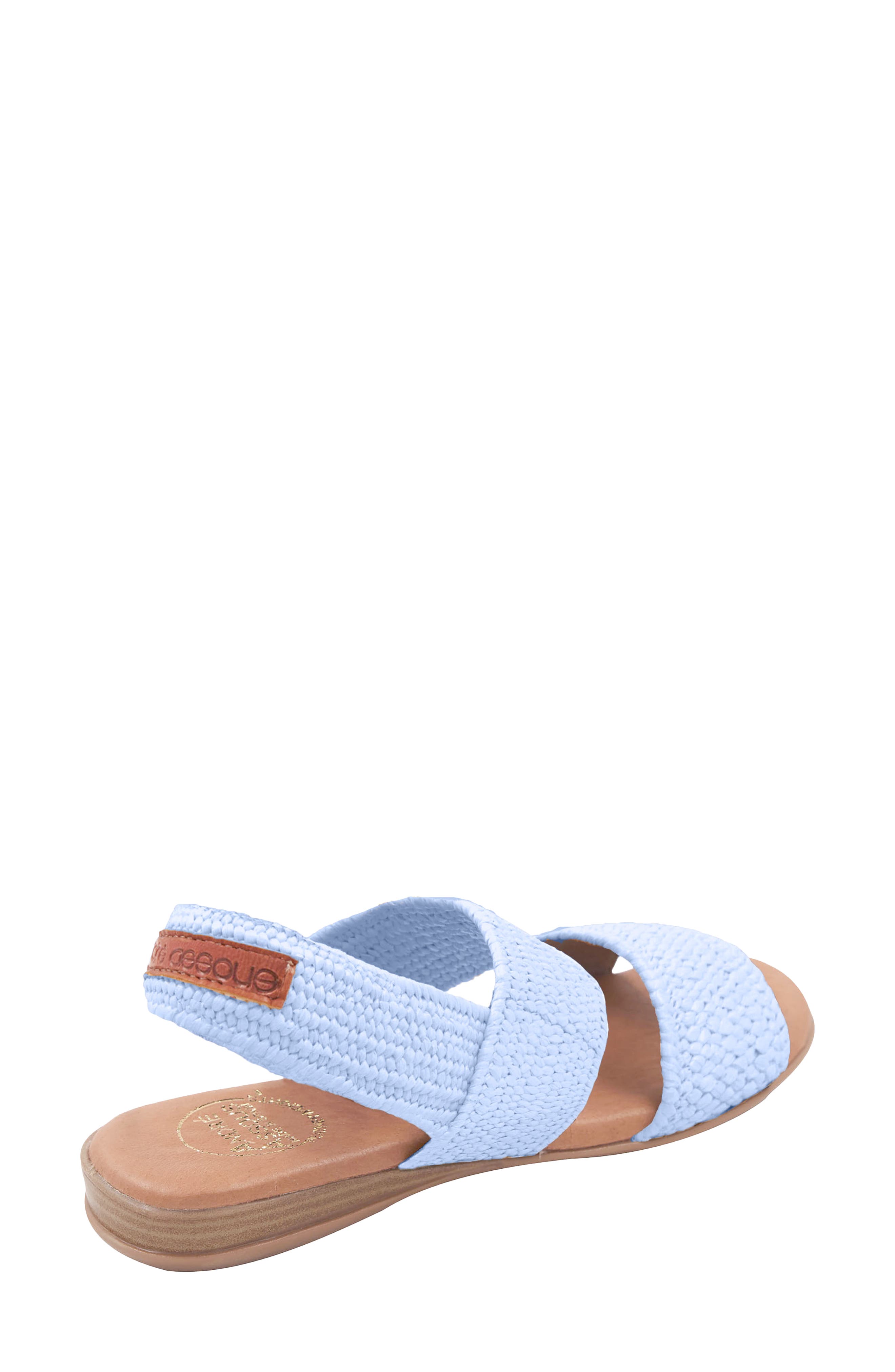 Nigella Featherweight Woven Slingback Sandal, Alternate, color, SKY BLUE