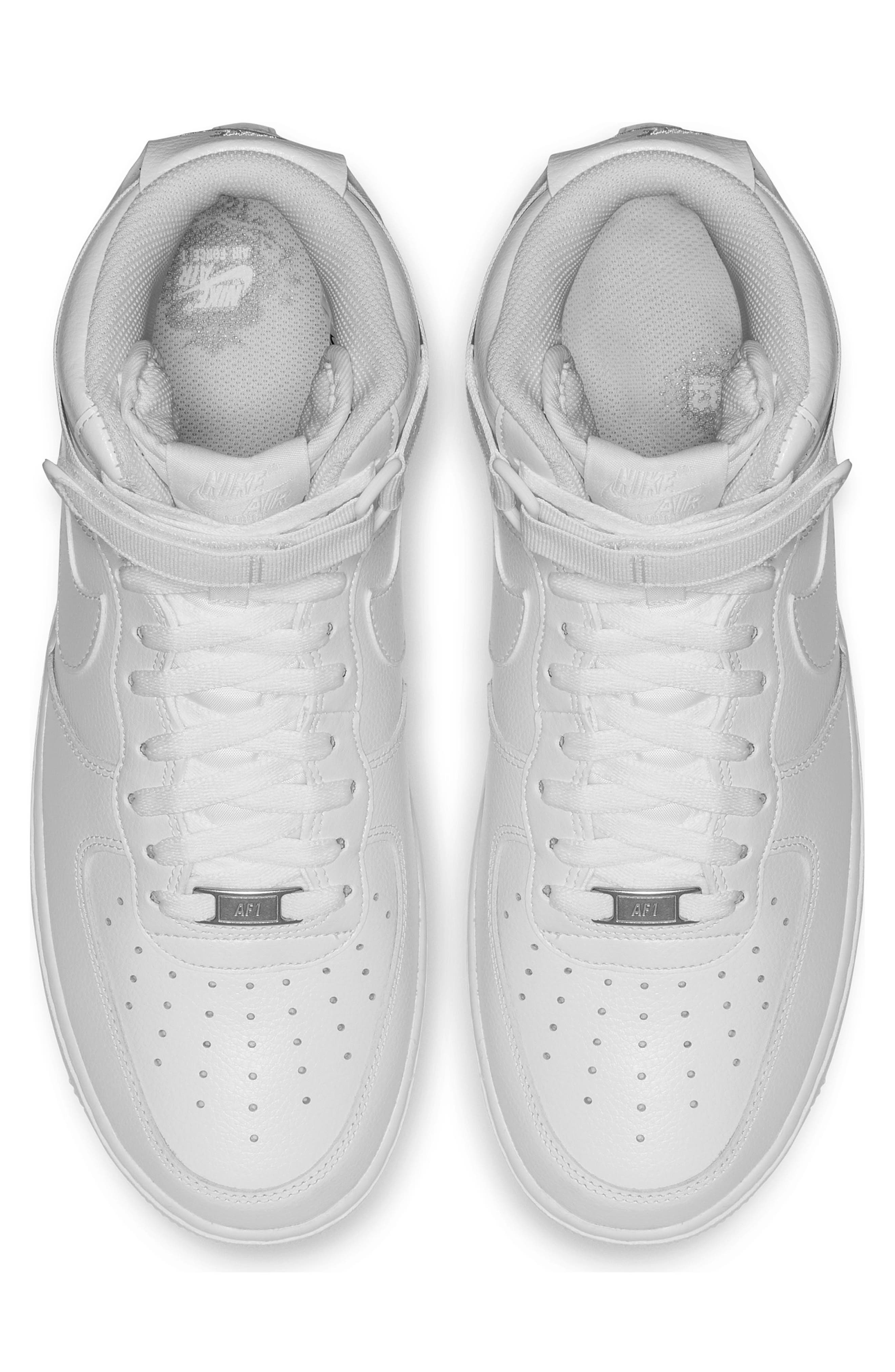 Nike Air Force 1 High '07 Sneaker, Alternate, color, White/ White