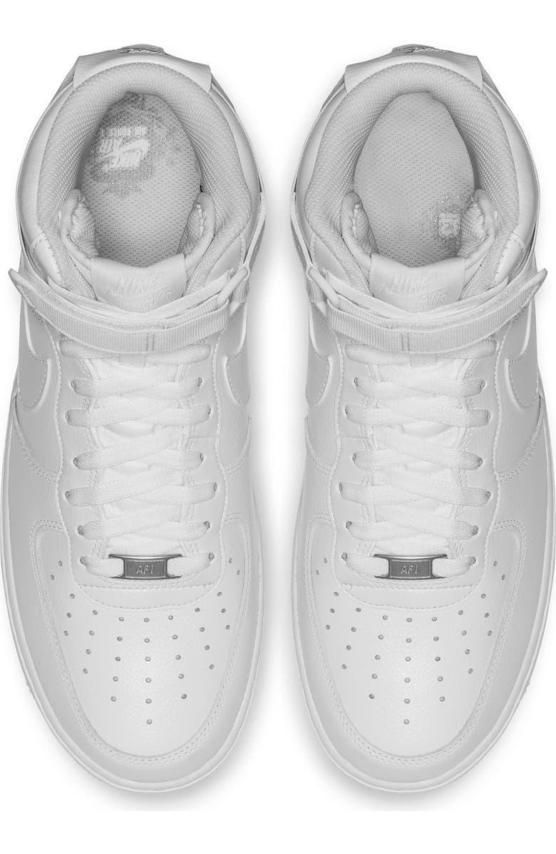 Nike Air Force 1 High '07 Sneaker, Alternate, color, White/ White