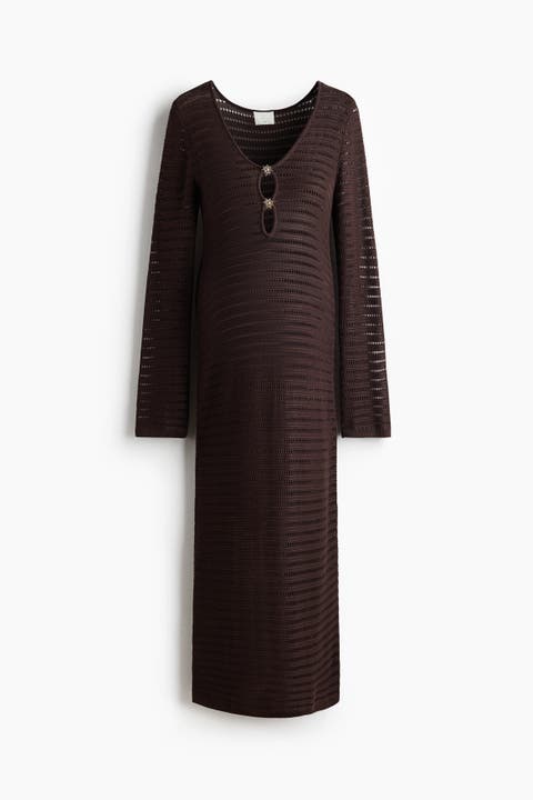 Mama Crochet-look Dress