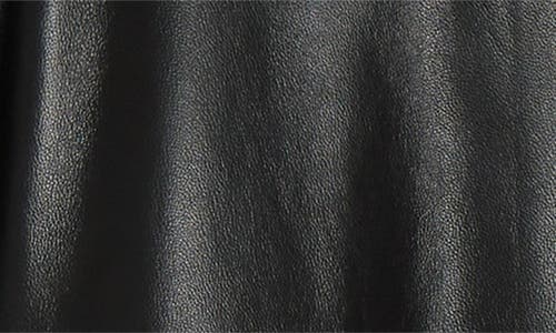 Balenciaga Oversize Lambskin Leather Jacket In Black