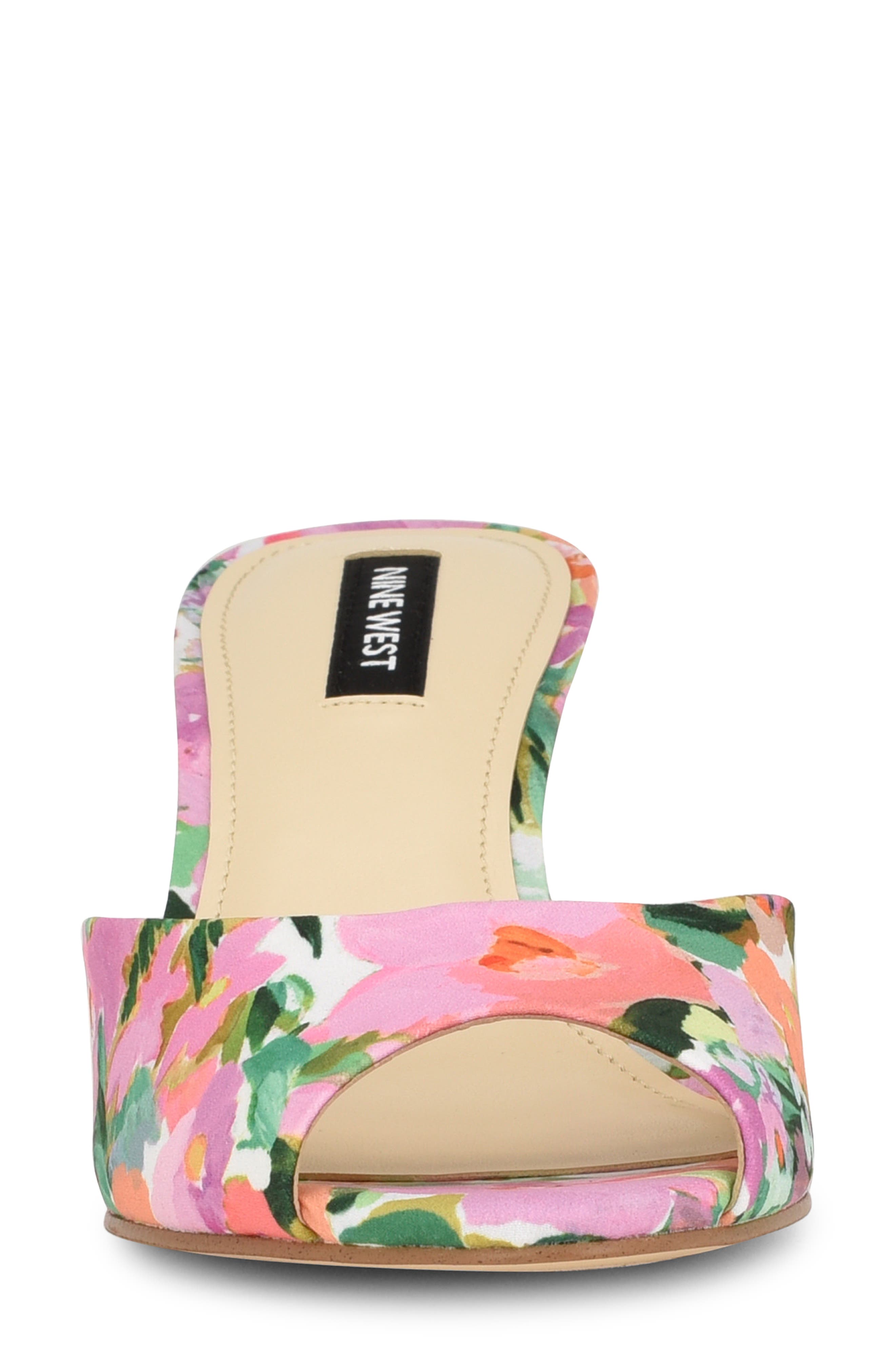 Nine West Luvlie Kitten Heel Slide Sandal, Alternate, color, 