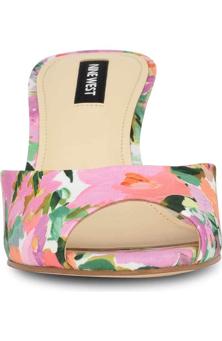 Nine West Luvlie Kitten Heel Slide Sandal, Alternate, color,