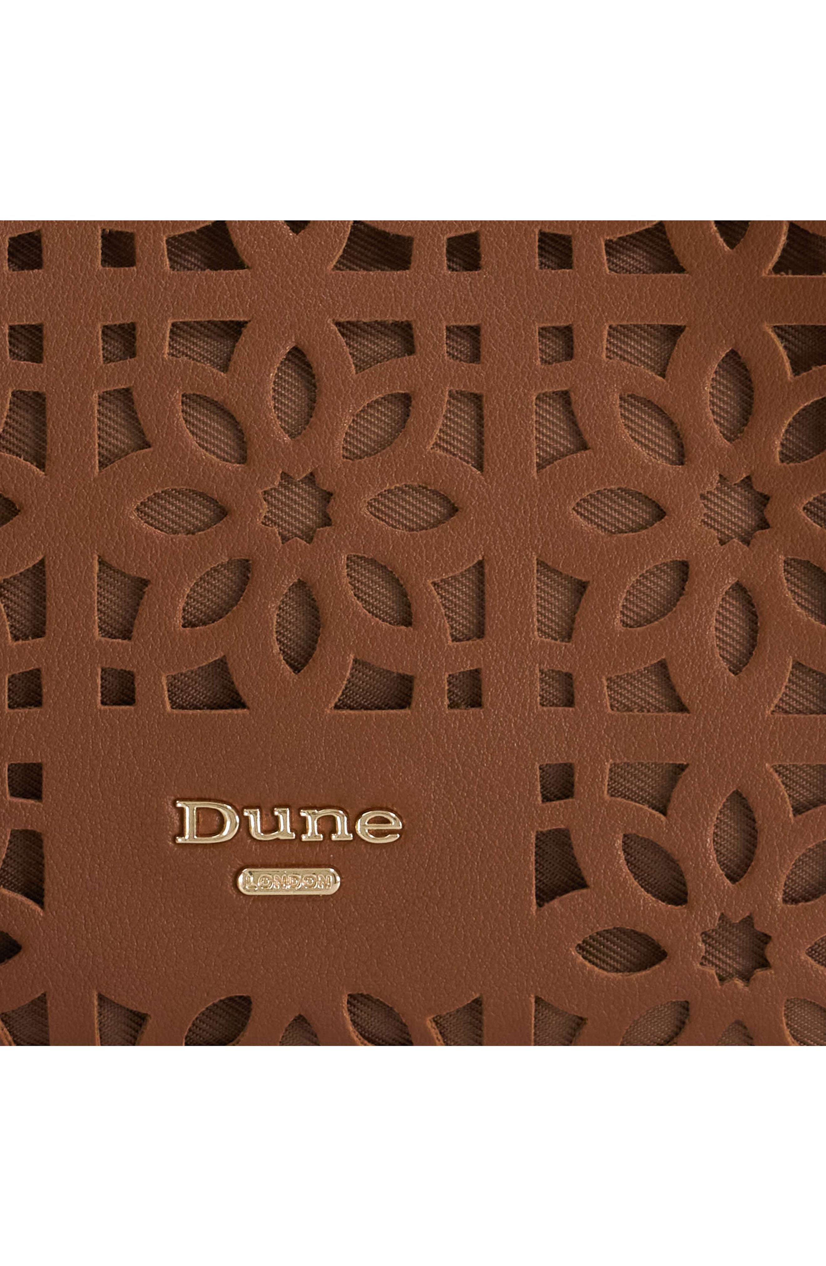 Dune London Diddydelaser Faux Leather Top Handle Bag, Alternate, color, Tan