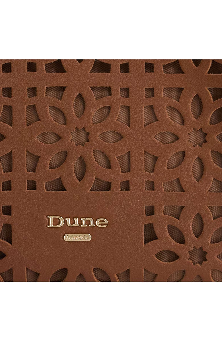 Dune London Diddydelaser Faux Leather Top Handle Bag, Alternate, color, Tan