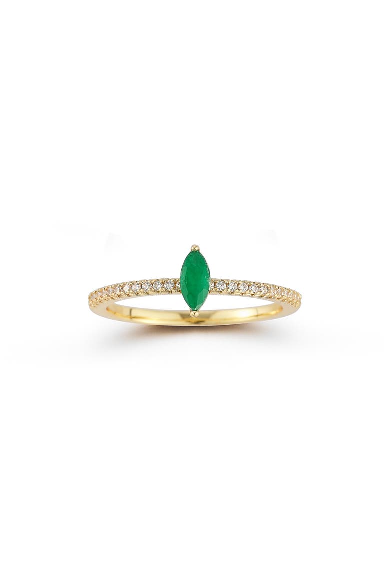 Marquise Stone Ring, Alternate, color, GOLD