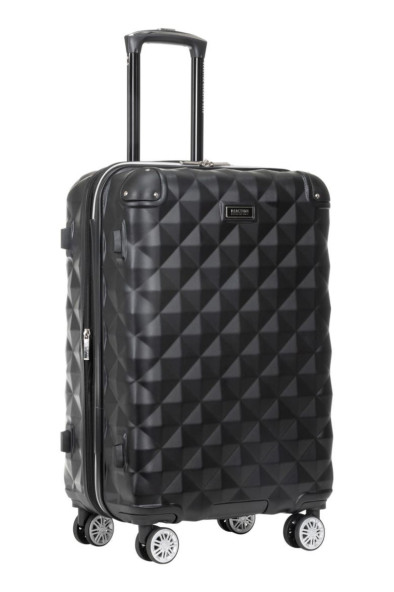 Diamond Tower 24" Hardside Spinner Luggage, Main, color, BLACK