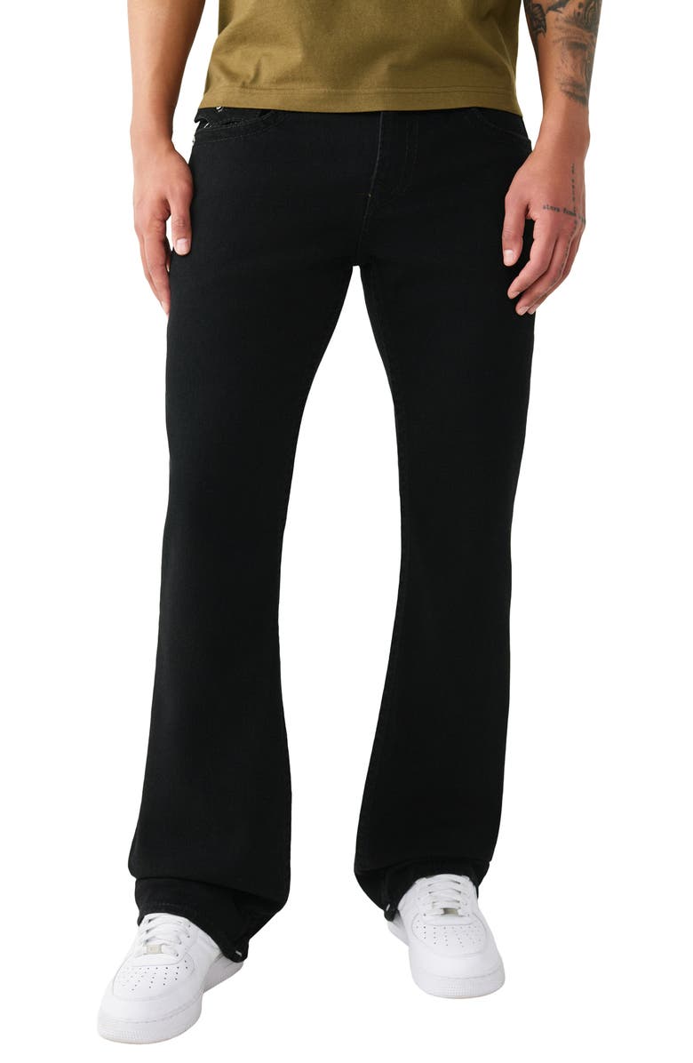 True Religion Billy Big T Bootcut Jeans, Main, color, 2Sb Black Rinse