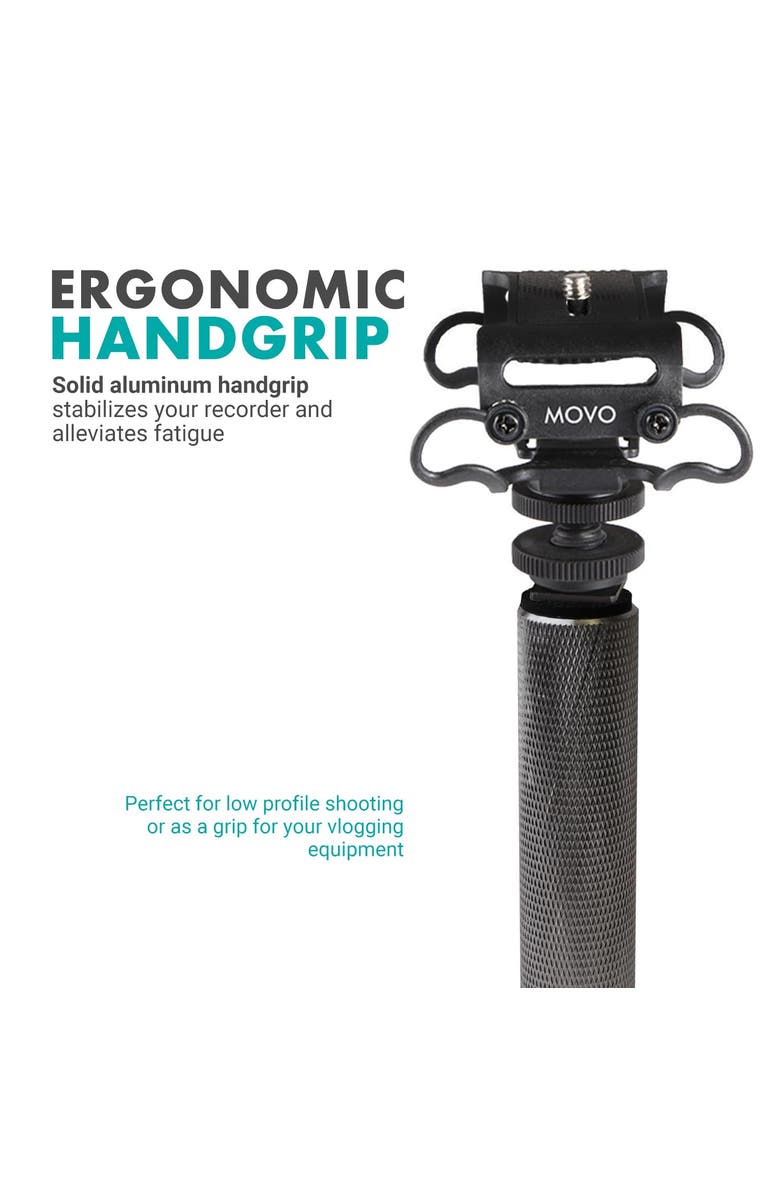 MOVO AEK-Z4 Audio Enhancement Kit for the Zoom H4n, H5, H6, Tascam DR-40, DR-05, DR-07, Alternate, color, Black