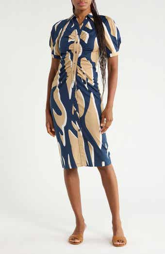Sheskita Johnny Collar Shirtdress