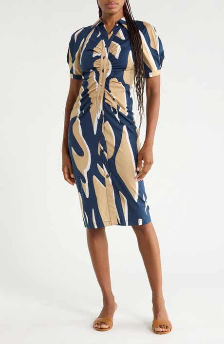 Sheskita Johnny Collar Shirtdress