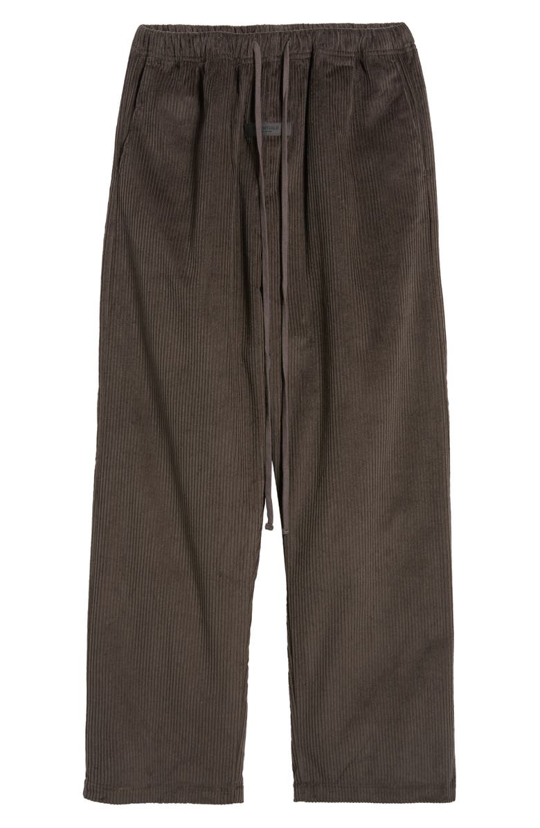 Fear of God Essentials Relaxed Cotton Corduroy Trousers, Alternate, color, 