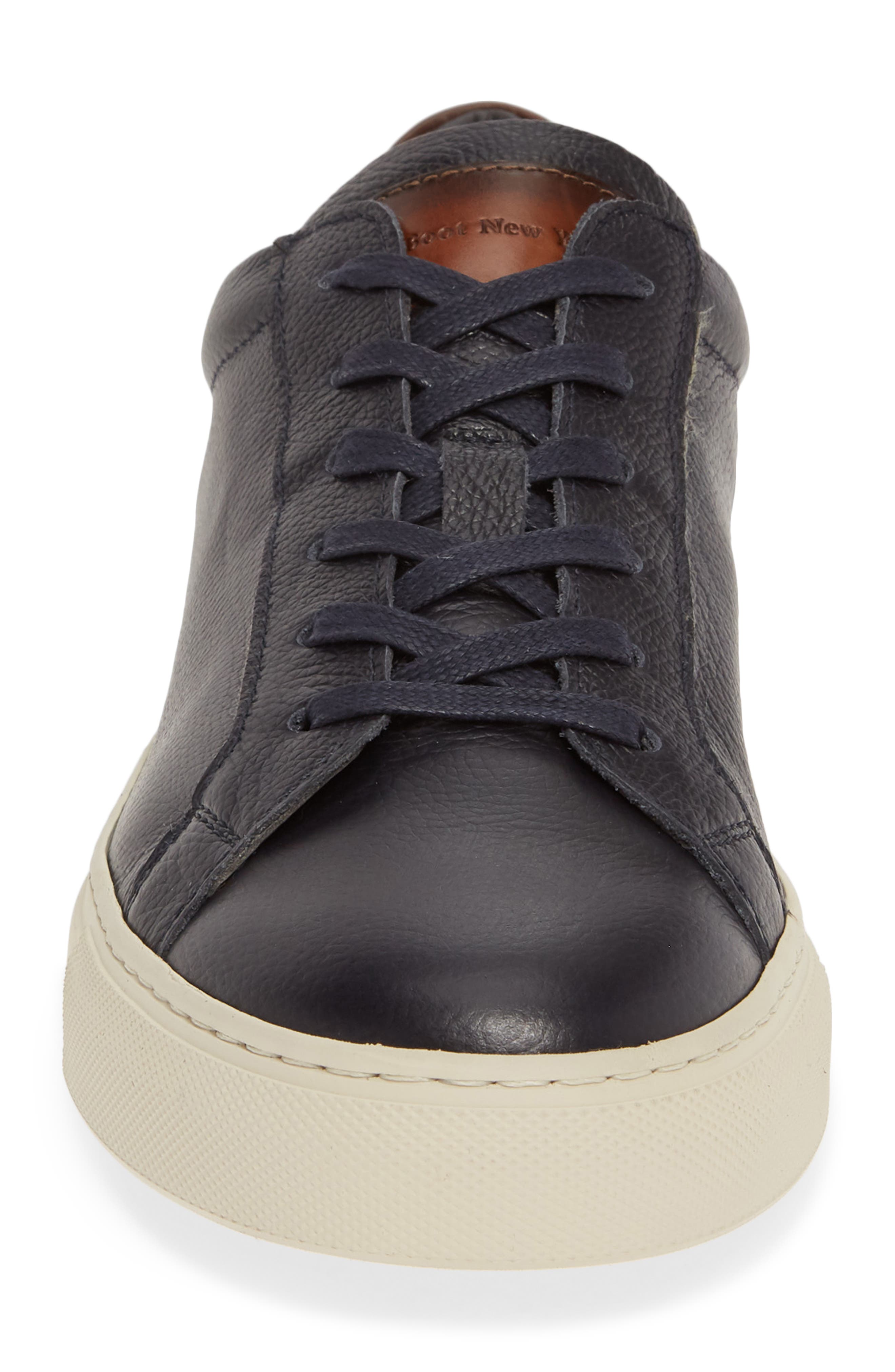 Knox Low Top Sneaker, Alternate, color, BLUE LEATHER