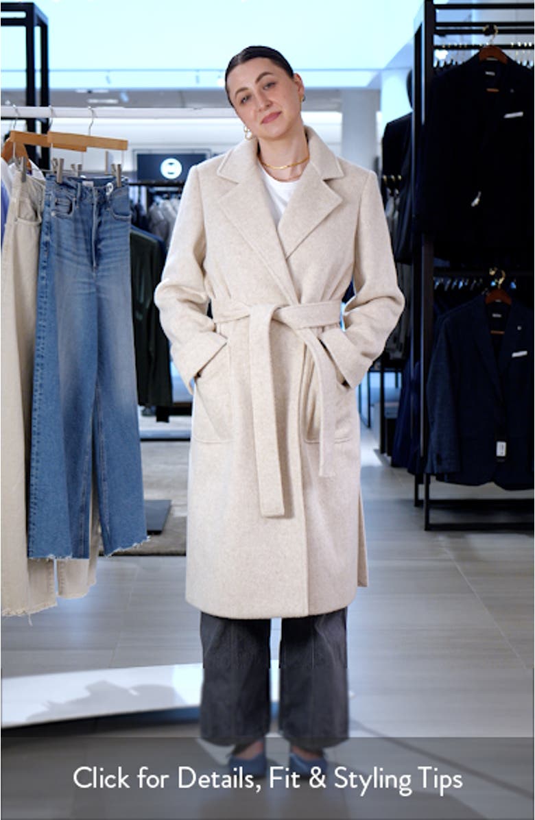 Longline Wrap Coat, sales video thumbnail