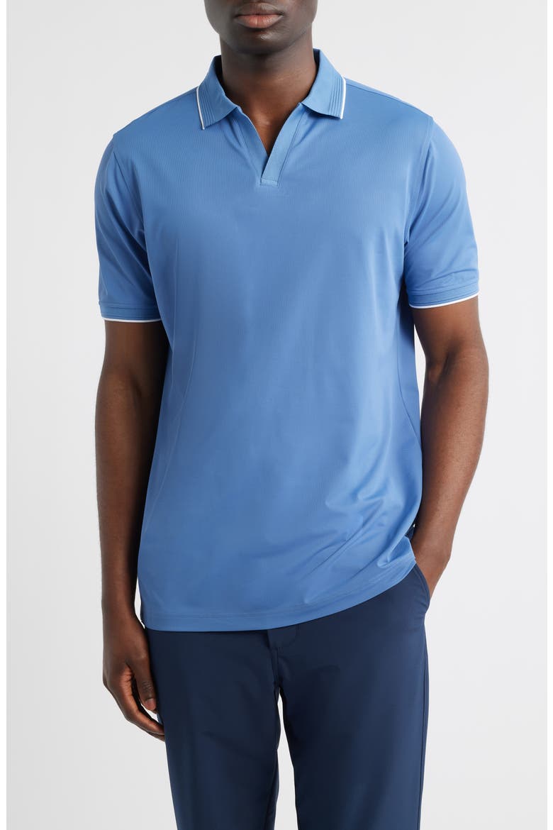 Crown Crafted Summertime Performance Mesh Polo, Main, color, STORM