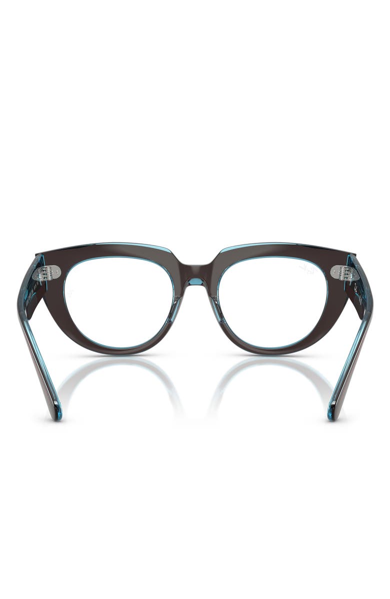 Ray-Ban 50mm Square Optical Glasses, Alternate, color, Transparent