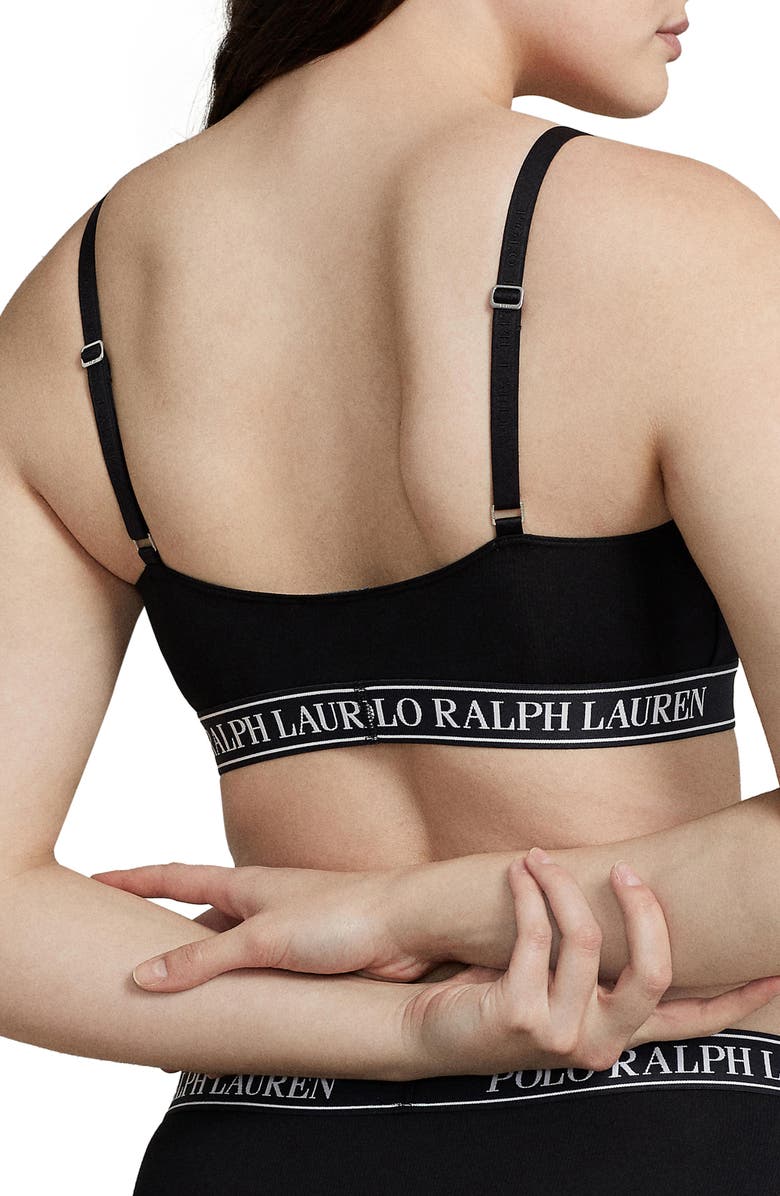 Polo Ralph Lauren Scoop Neck Bralette, Alternate, color, 