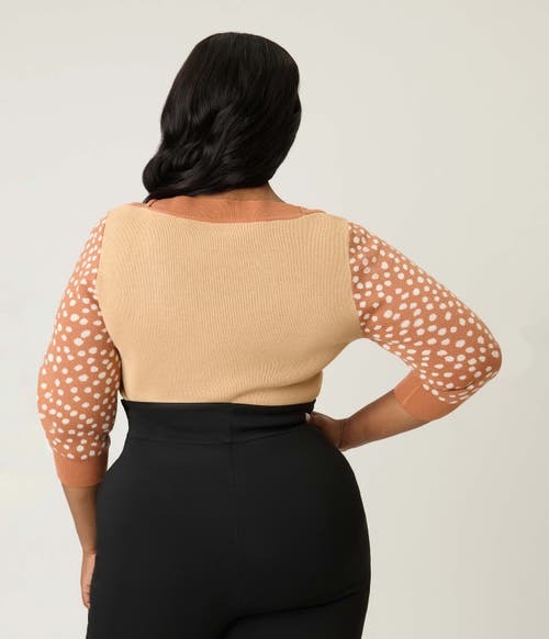 Unique Vintage Plus Size Minou Sweater In Multi