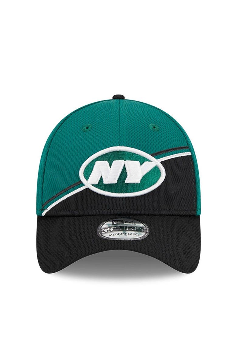 New Era Men's New Era Green/Black New York Jets 2023 Sideline 39THIRTY Flex Hat, Alternate, color, Green