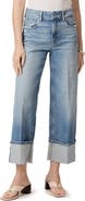 PAIGE Sasha Cuffed High Waist Wide Leg Jeans