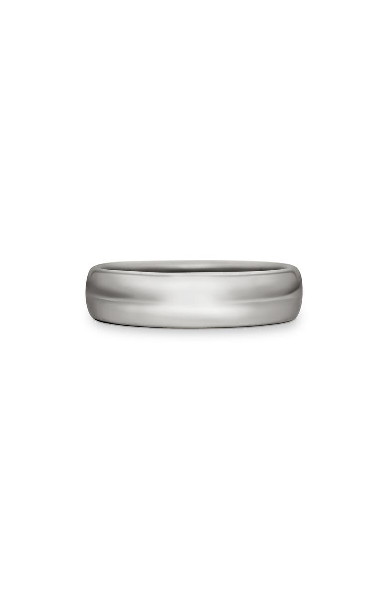 David Yurman DY Classic Band Ring in 18k White Gold, Main, color, White Gold