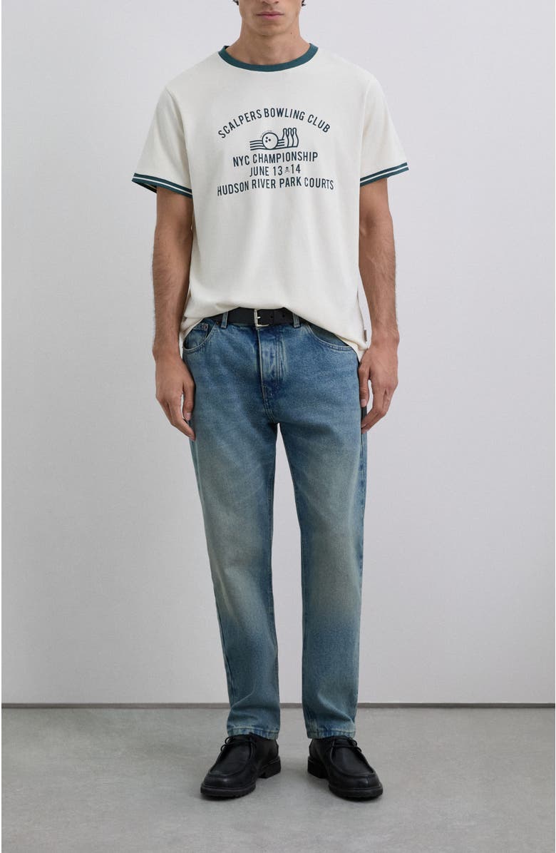 Scalpers Bowling Tee, Alternate, color, Darkduck