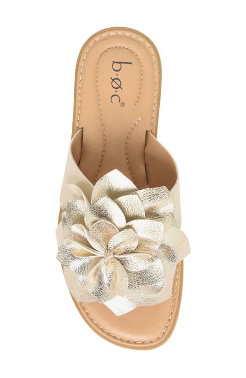 B O C By Børn Kasia Slide Sandal In Champagne