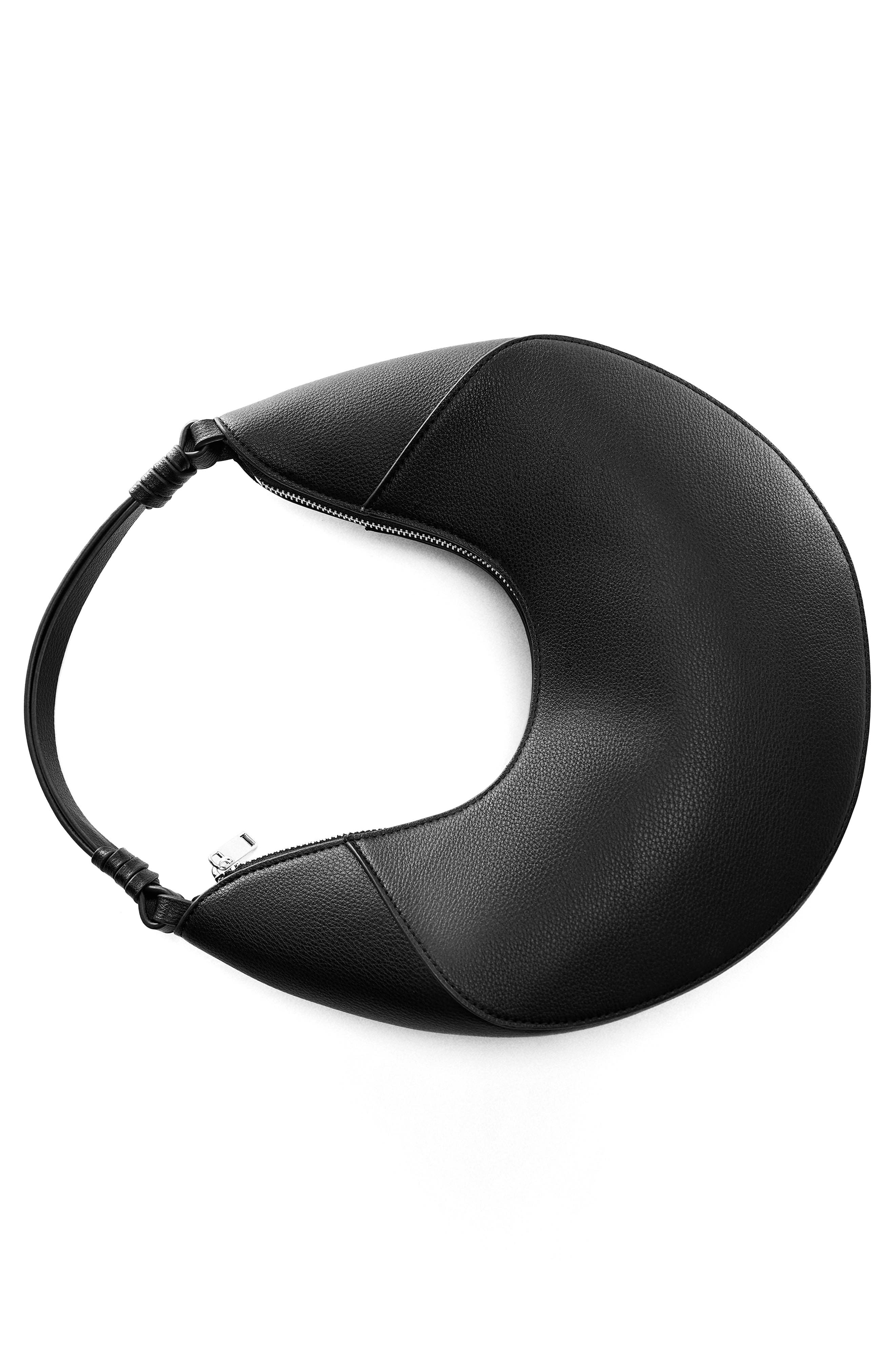 MANGO Faux Leather Shoulder Bag, Alternate, color, 