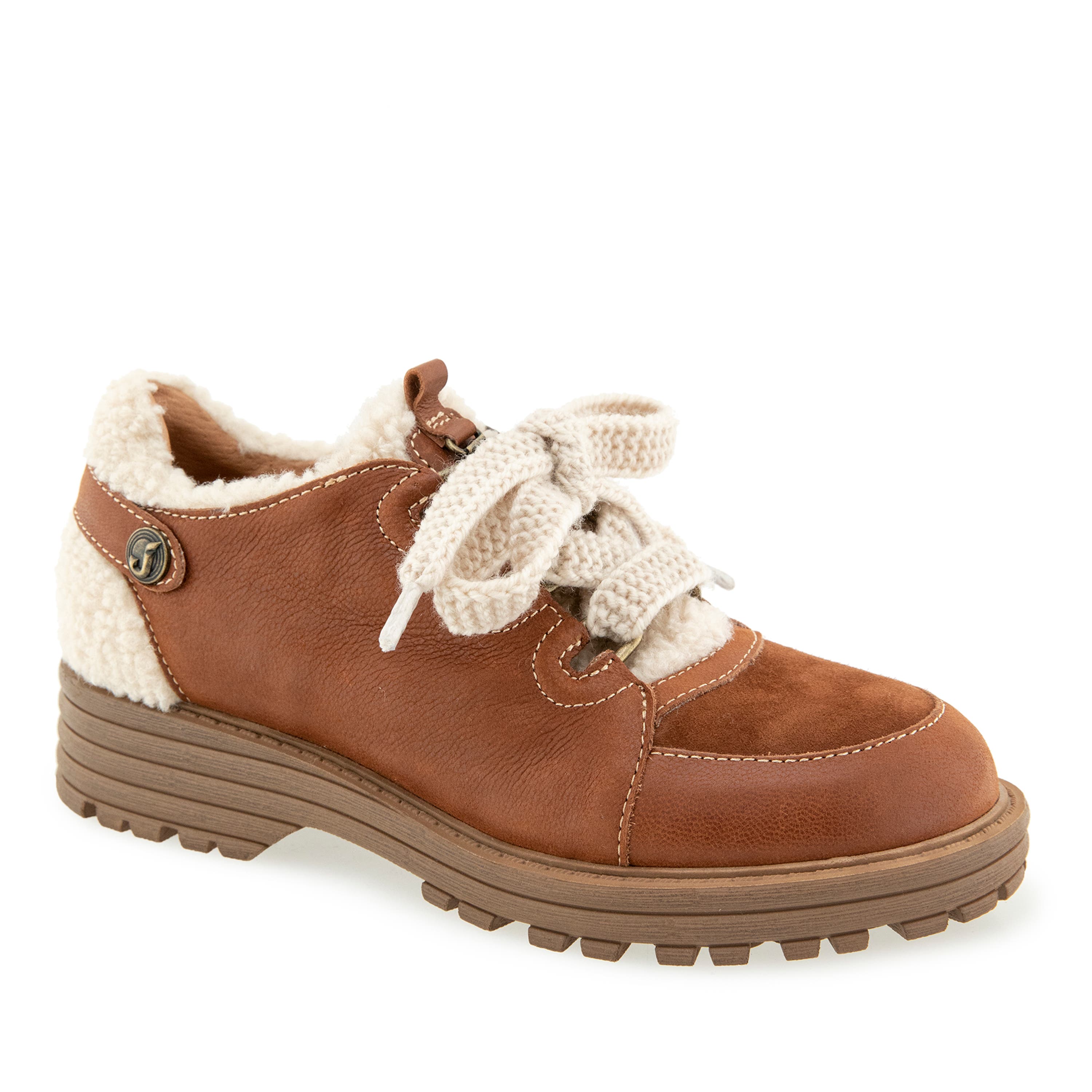 Ivory Closed Casual, Main, color, COGNAC