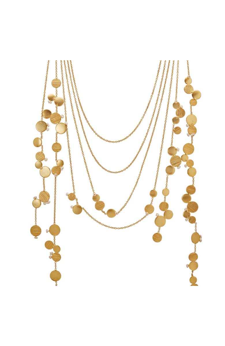 Dhwani Bansal AIRE LAYERED NECKLACE, Alternate, color,