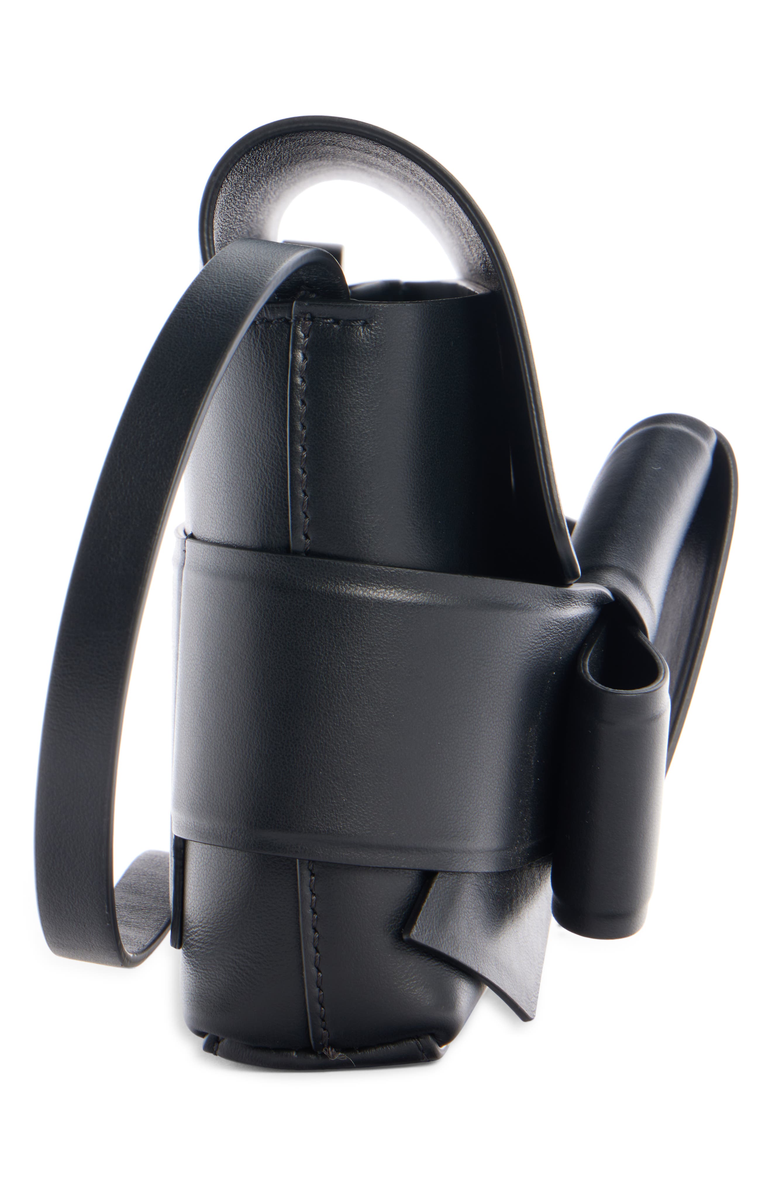 Acne Studios Musubi Bow Detail Crossbody Bag, Alternate, color, 