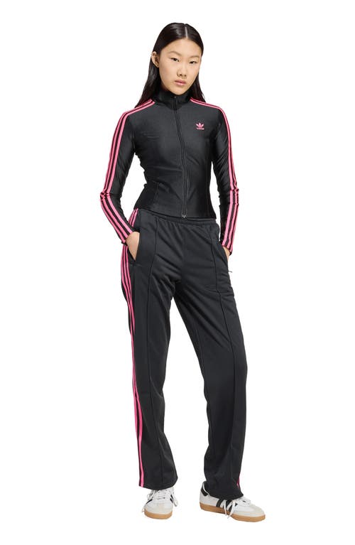 Adidas Originals Firebird Recycled Polyester Track Pants In Black