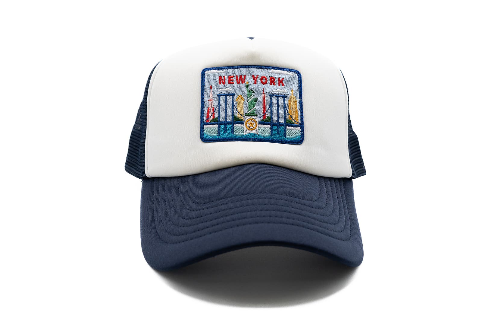 selected Navy & White