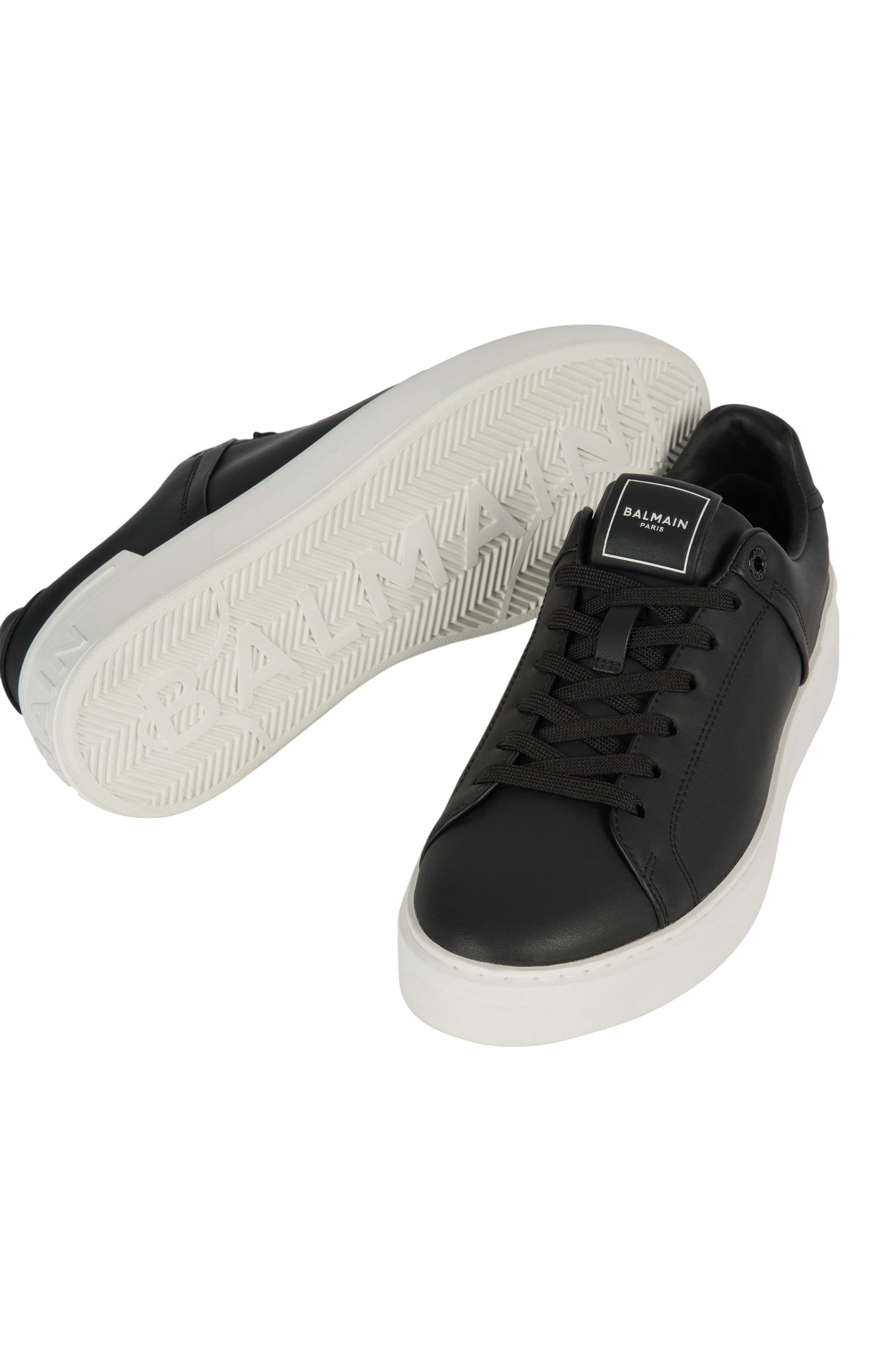 B-Court smooth leather trainers, Alternate, color, multicolor