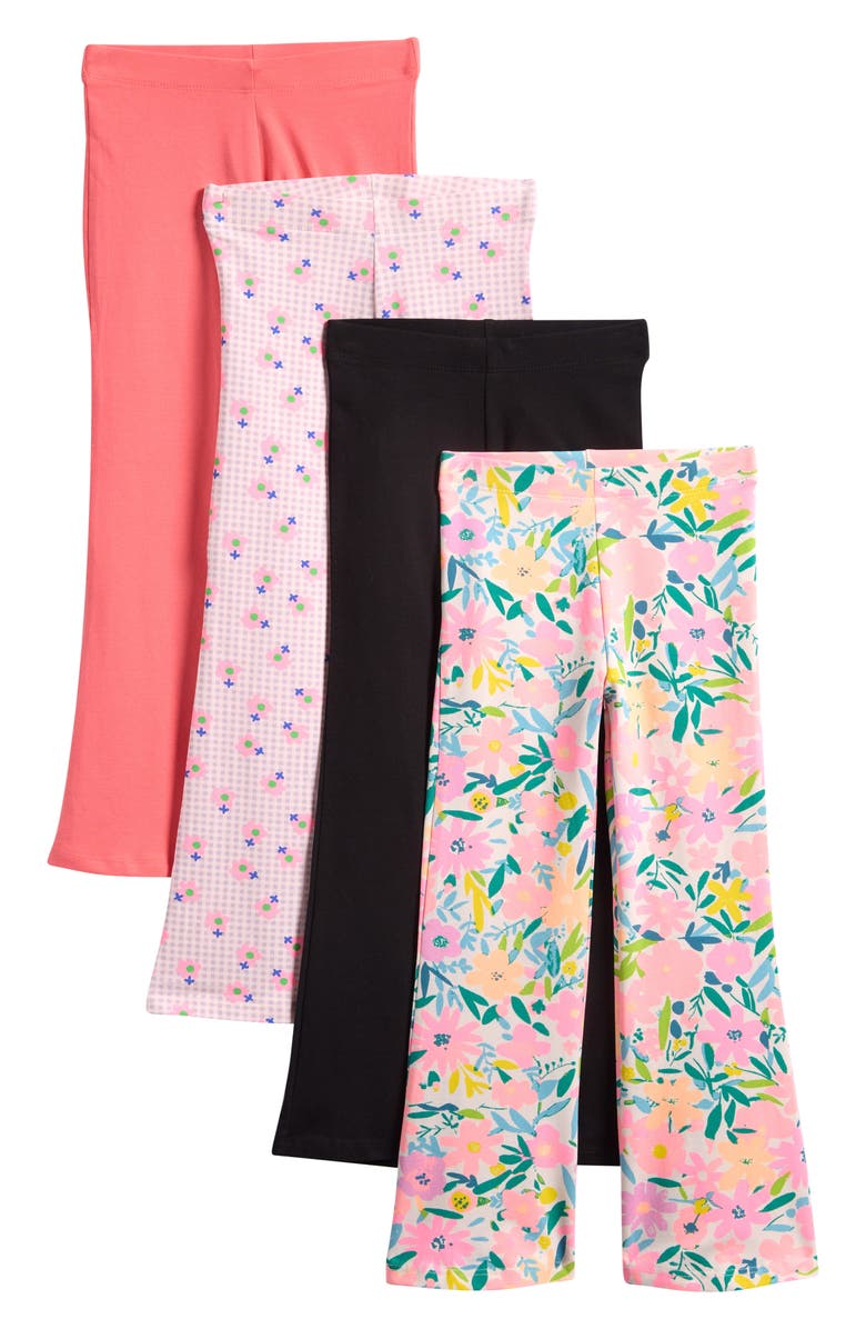 NEXT Kids' 4-Pack Assorted Flare Leggings, Main, color, 