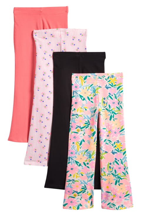 Kids' 4-Pack Assorted Flare Leggings (Little Kid & Big Kid)