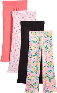 NEXT Kids' 4-Pack Assorted Flare Leggings