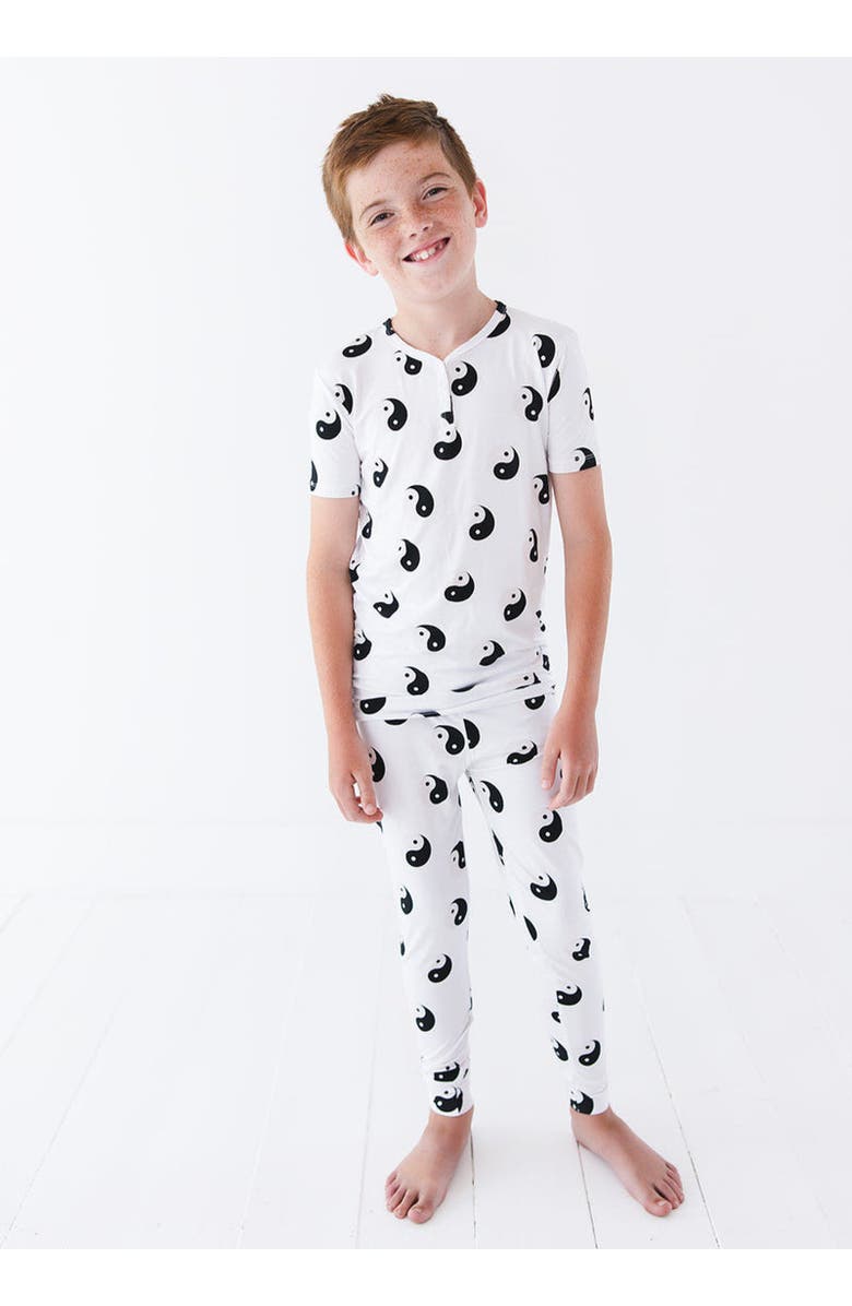 Charlie Lou Baby<sup>®</sup> Yin & Yang Pajama Set, Alternate, color, White