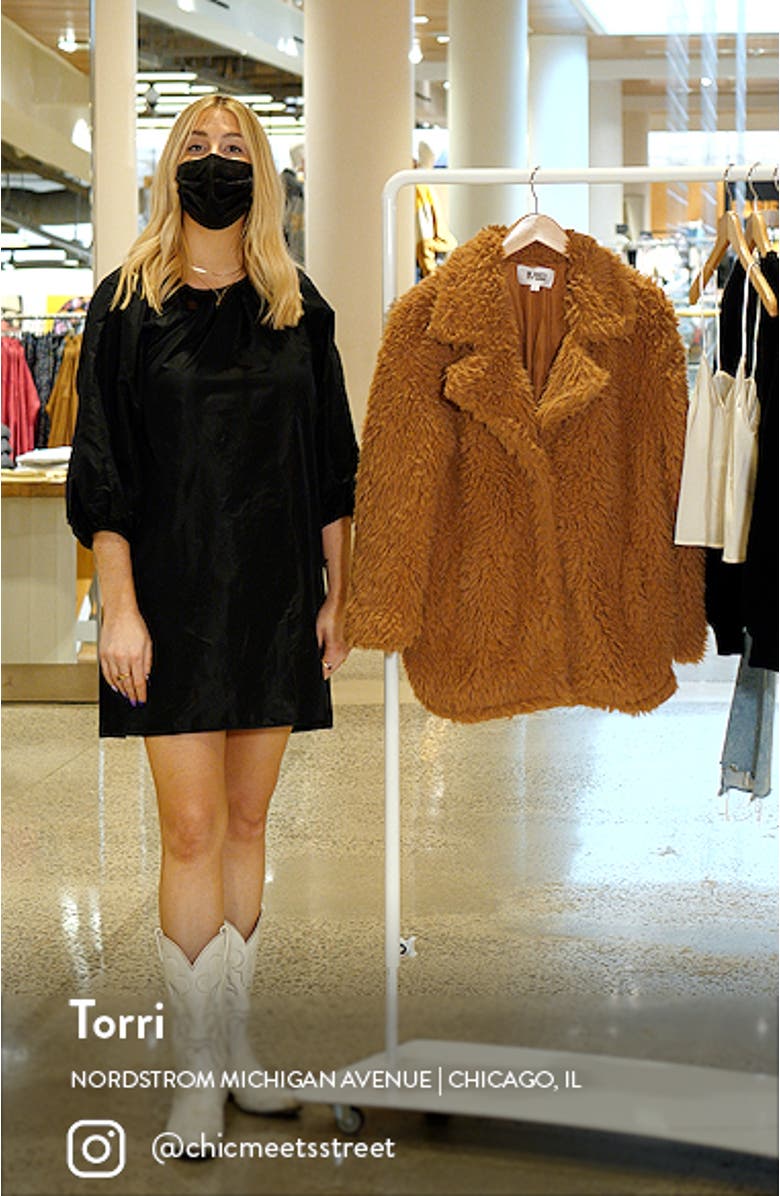 BB Dakota What's the Fuzz About Coat, sales video thumbnail