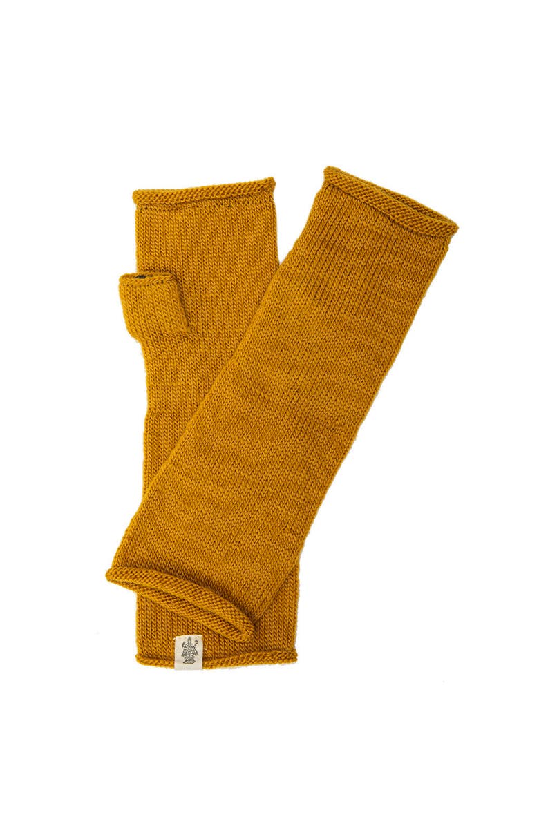 Nirvanna Designs Forever Long Handwarmers, Main, color, Honey