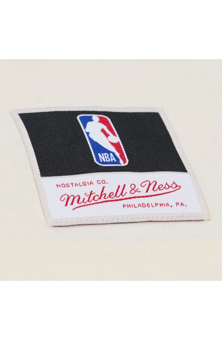 Mitchell & Ness Men's Mitchell & Ness Cream Boston Celtics Hardwood Classics Chainstitch Premium T-Shirt, Alternate, color, Cream