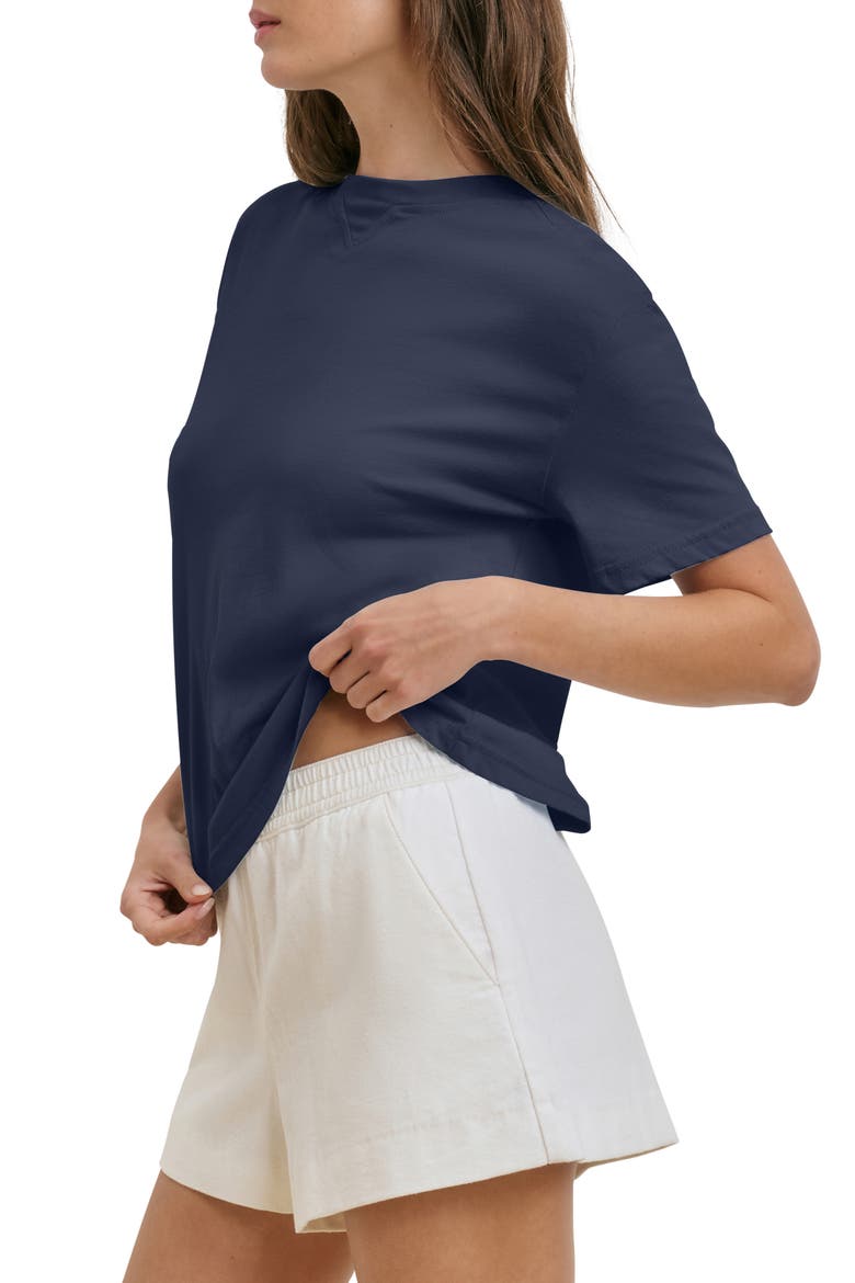 The Everyday Organic Cotton T-Shirt, Alternate, color, NAVY